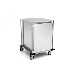 ARMOIRE EN ACIER INOXYDABLE SUR ROULETTES POUR CONTENEURS GN NEUTROVEGA 2 SH C10