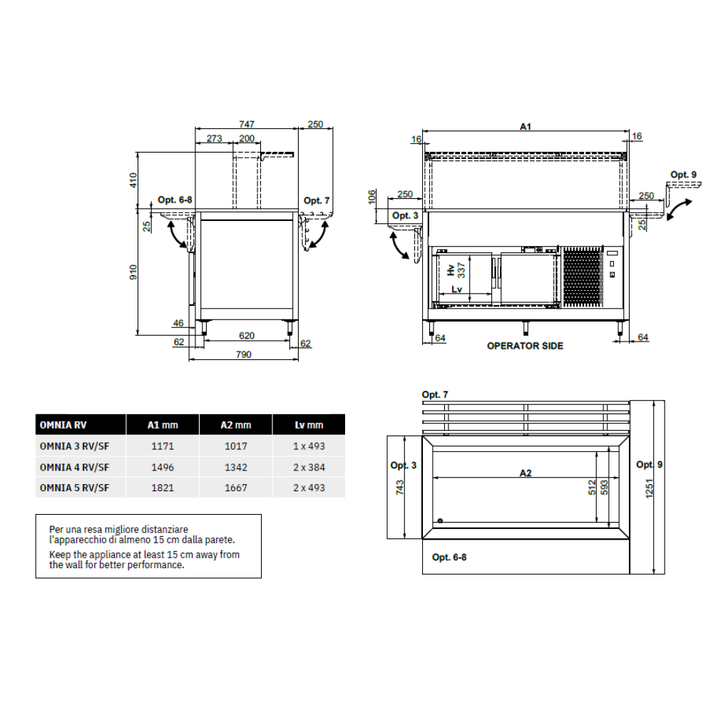 Chic Cold Buffet Station - Omnia Series