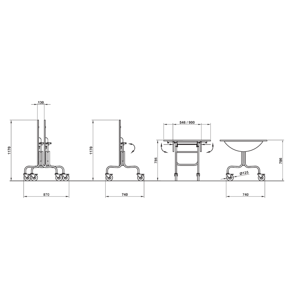 СТОЛ ОБСЛУЖИВАНИЯ НОМЕРОВ  PLEIADI R