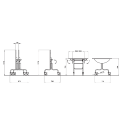 СТОЛ ОБСЛУЖИВАНИЯ НОМЕРОВ  PLEIADI R