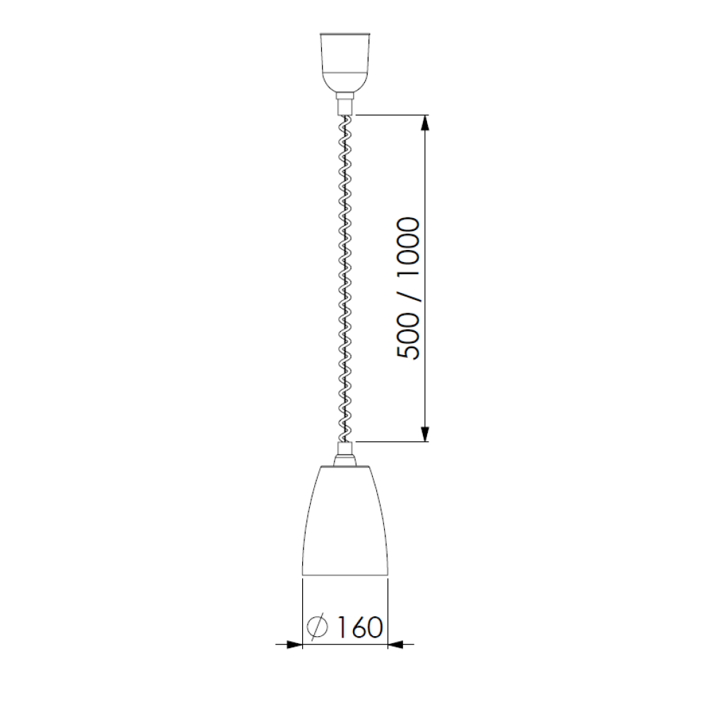 Hanging infrared lamp Helios AIR P1