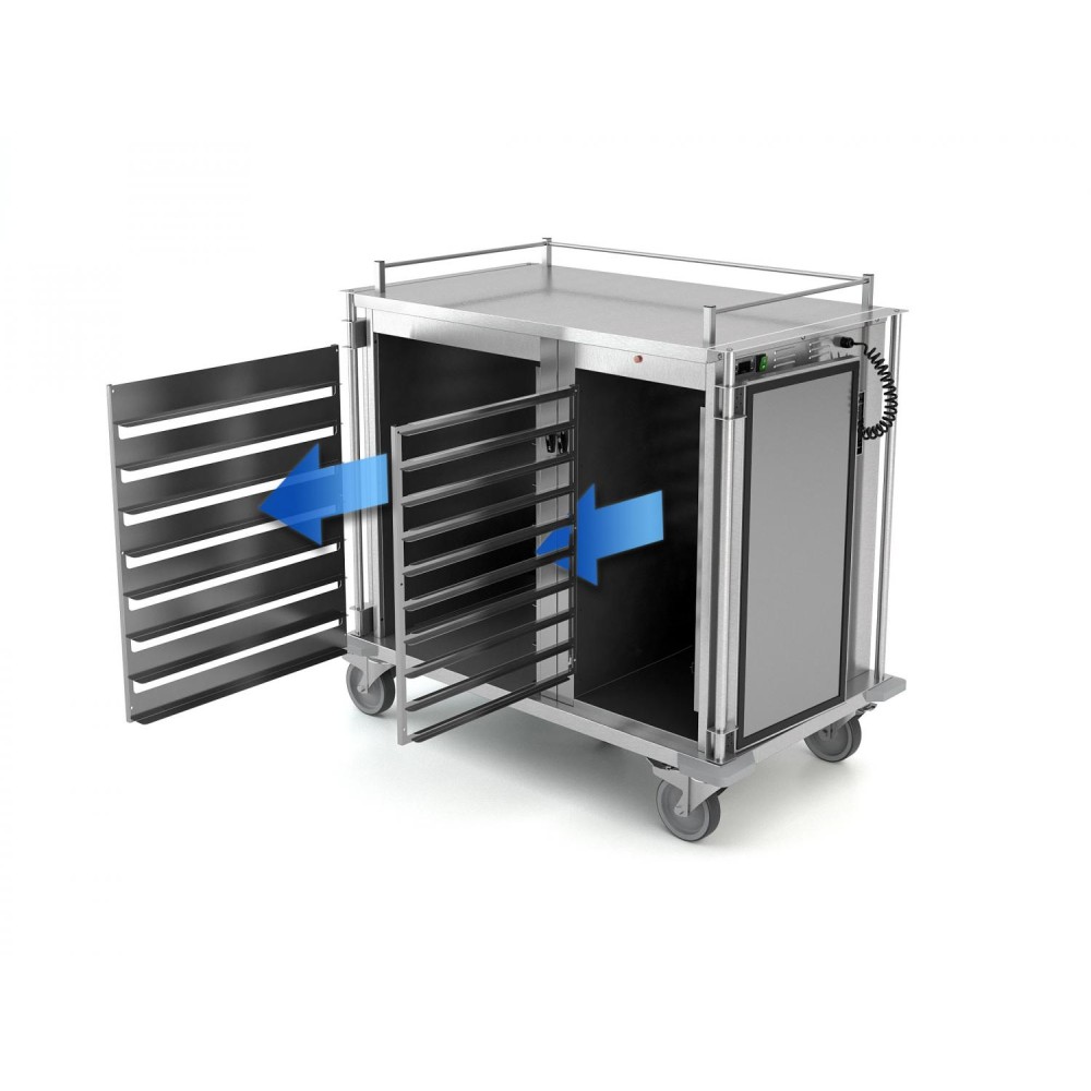 Double Compartment Meal Distribution Cart - ThermoCare Double Compartment Meal Distribution Cart - ThermoCare