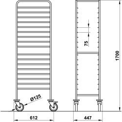 PADĖKLŲ NEŠĖJIMAI VEGA GN1/1 L18