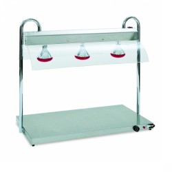 SURFACE CHAUFFANTE AVEC SUPPORT DE LAMPE INFRAROUGE VULCANO 3/1 INFRA
