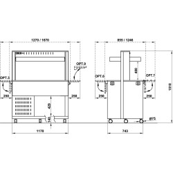 REFRIGERATED BUFFET ATHENA 3 R