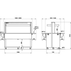 Bain-marie heating  ATHENA 4 BM