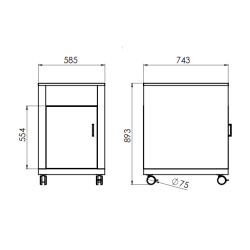 DISH DISPENSER  ATHENA PLC 18N