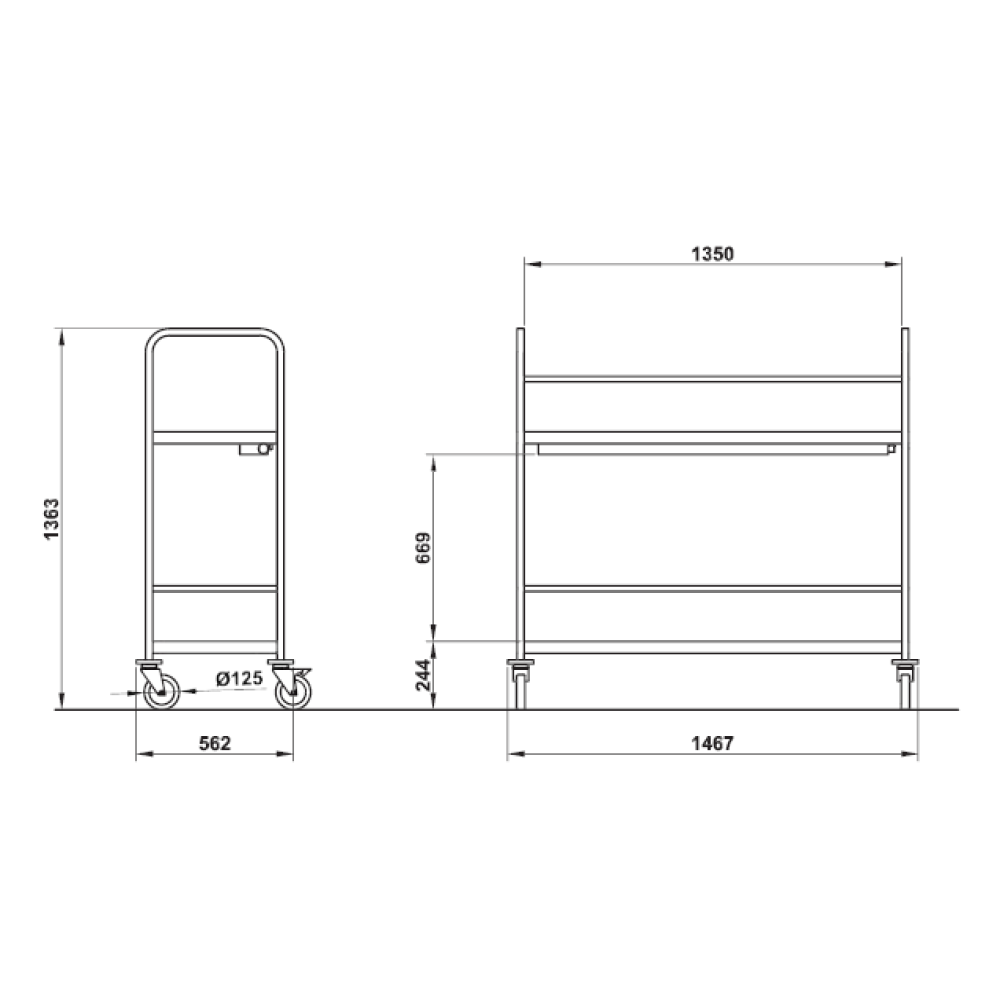 TROLLEY  PLEIADI C