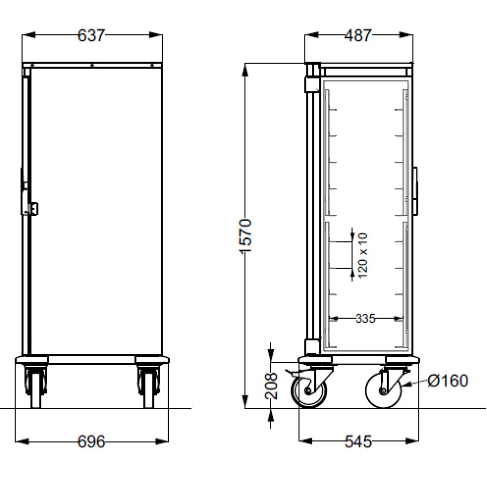 Тележка NEUTROVEGA 1 L10