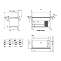 Refrigerated buffet OMNIA 2R