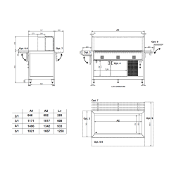 Refrigerated buffet OMNIA 4RV