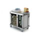 HEATED AND NEUTRAL DOUBLE COMPARTMENT TROLLEY FOR MEAL DISTRIBUTION THERMOCARE THERMOCARE