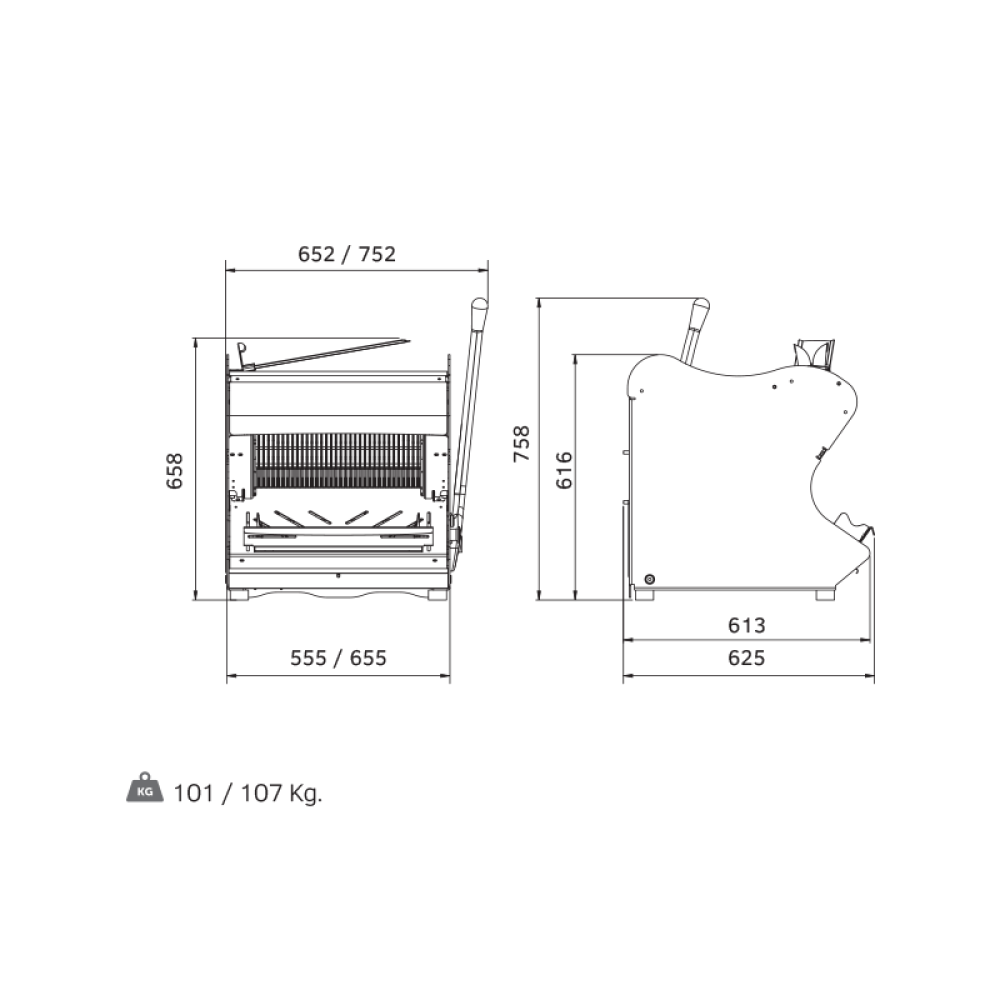 Bread slicer C52