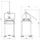 Тестоделитель Округлитель  Diro DR-M/11