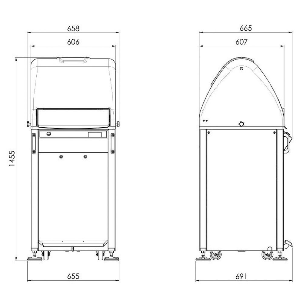 Semi-automatic divider rounder Diro DR-S/30s