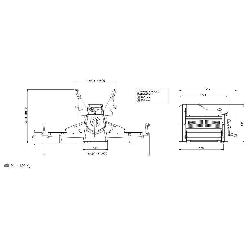 Laminoir manuel R55B/07