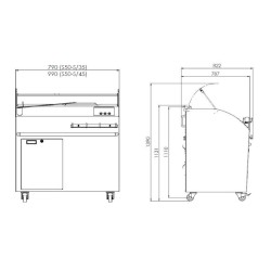 Automatinė duonos pjaustyklė S40S