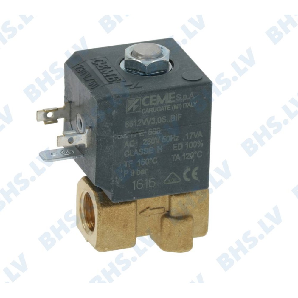 2-WAY SOLENOID VALVE CEME ø 1/4"F 230V test variant