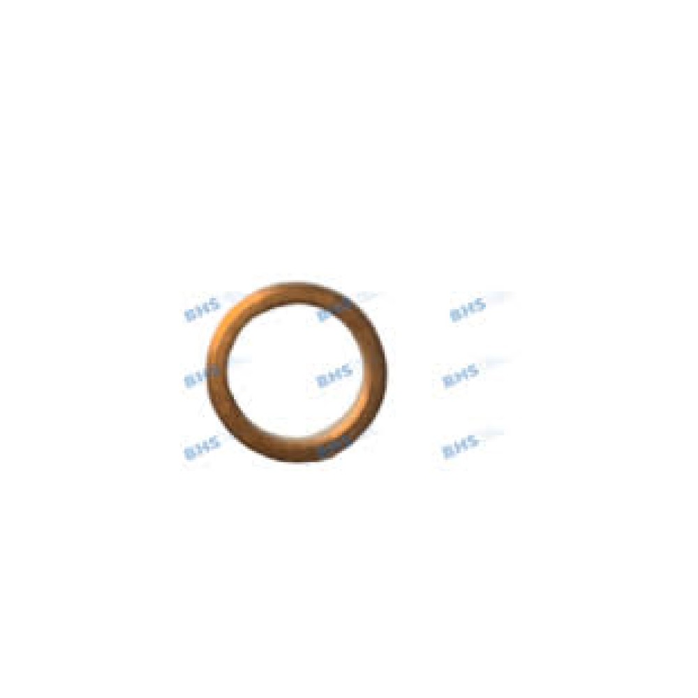 COPPER FLAT GASKET ø 14x10x1 mm