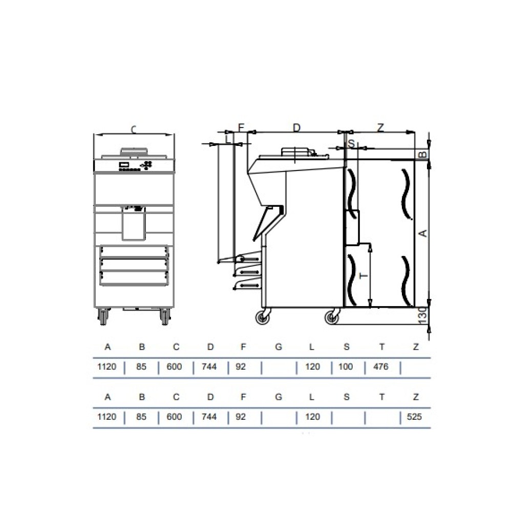 Multifunctional pasteurizer R4014