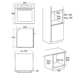 Four encastrable XO 6500