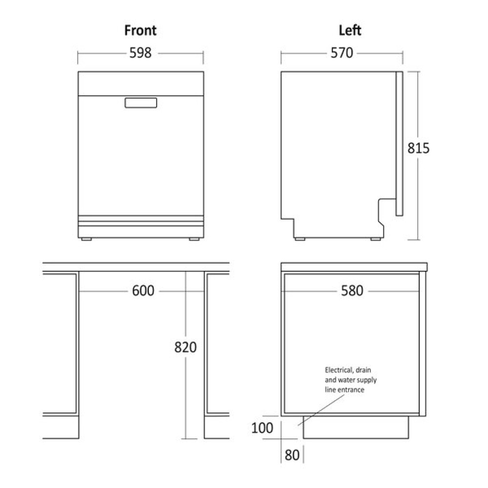 Lave-vaisselle DWB1444WD