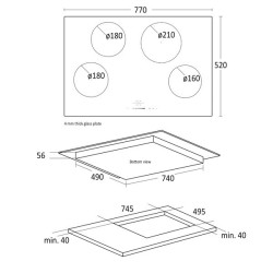 Induction hob IKF 285