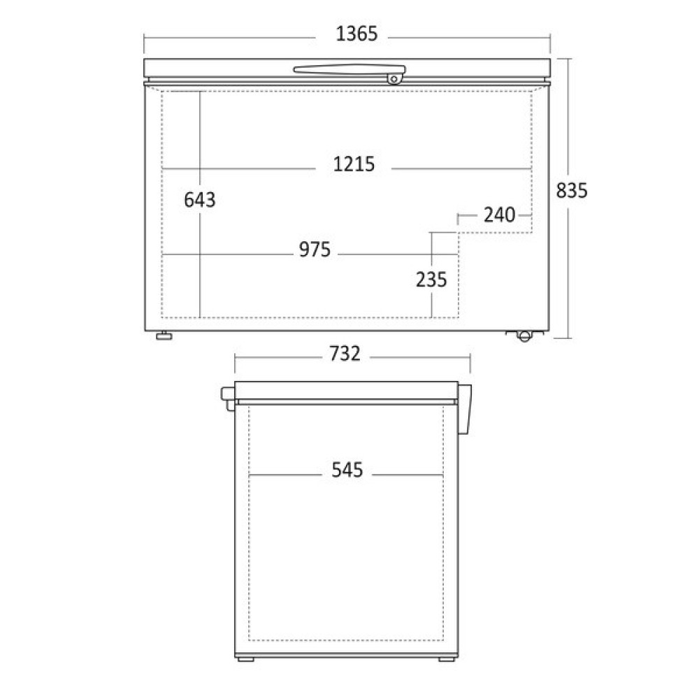 Chest freezer CF 400 W