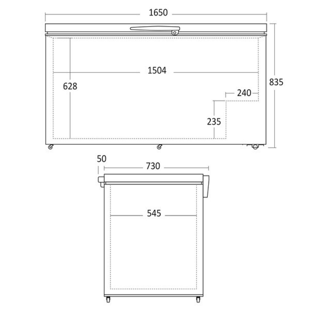 Chest freezer CF 500 W