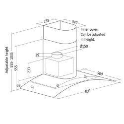 Wall hood EMV 602