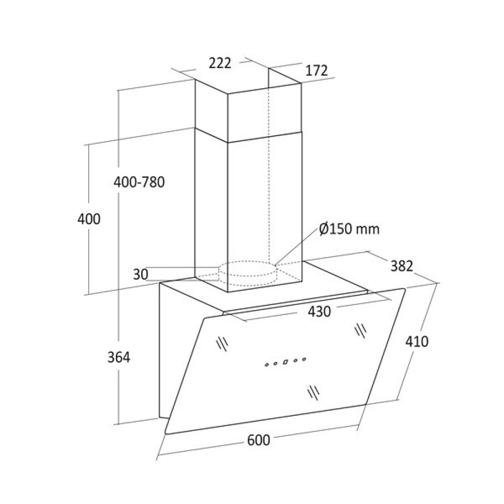 Wall hood EMV 660