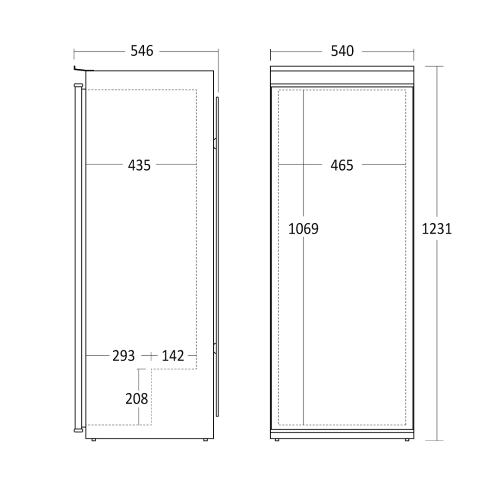 Built-in refrigerator BIK 222 W