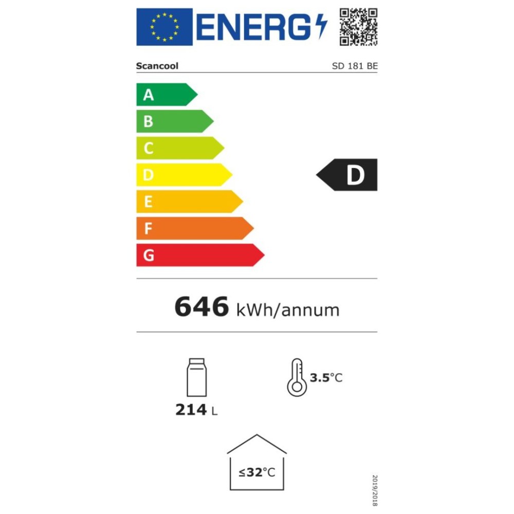 Šaldytuvas SD181BE