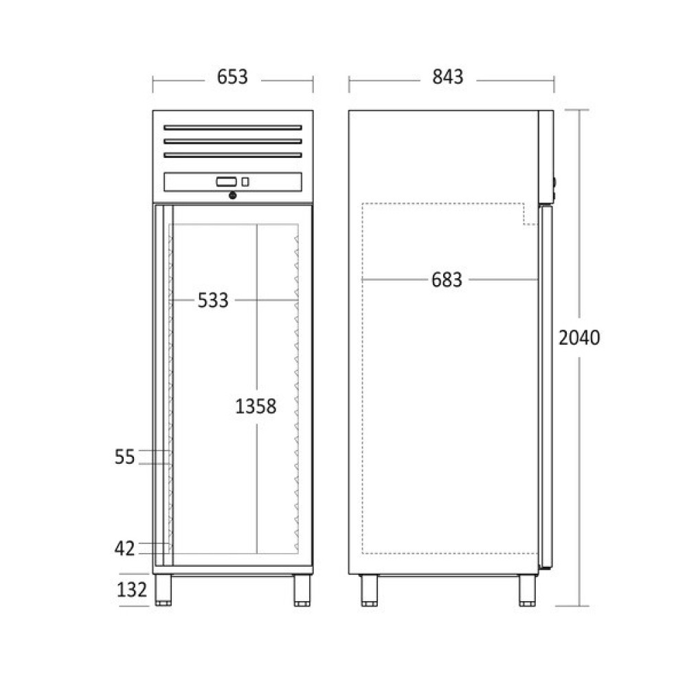 Refrigerator GUR 700 X