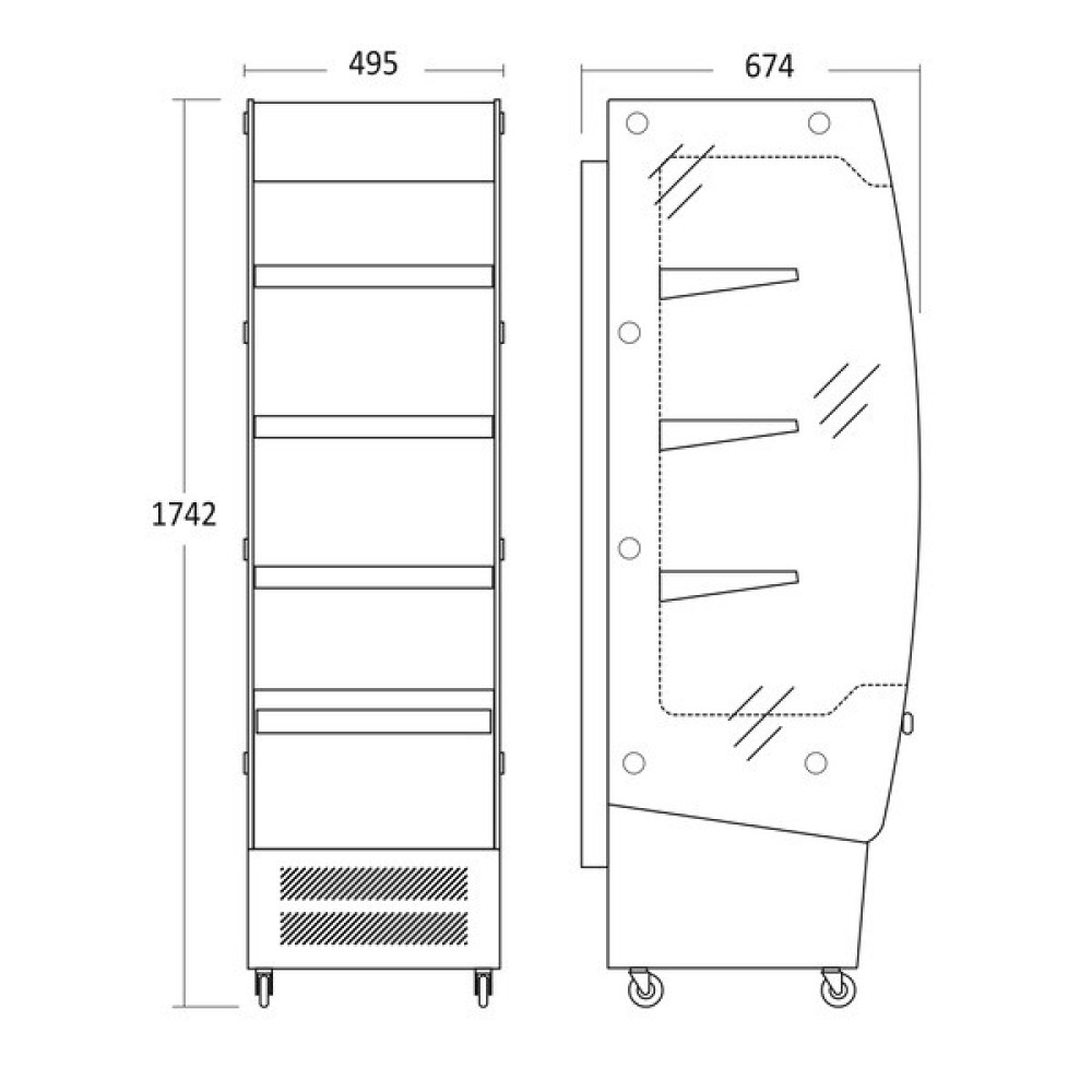 Vitrine impulsionnelle OFC 222 E