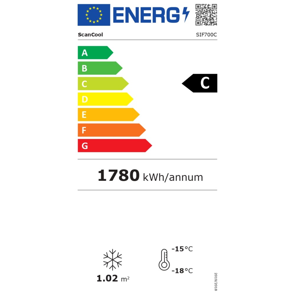 Veikala vitrīna SIF 700 C