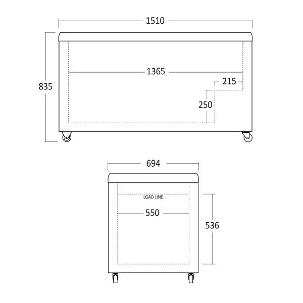 Jäätise vitriin IC510D