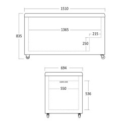 Ice cream freezer IC510D