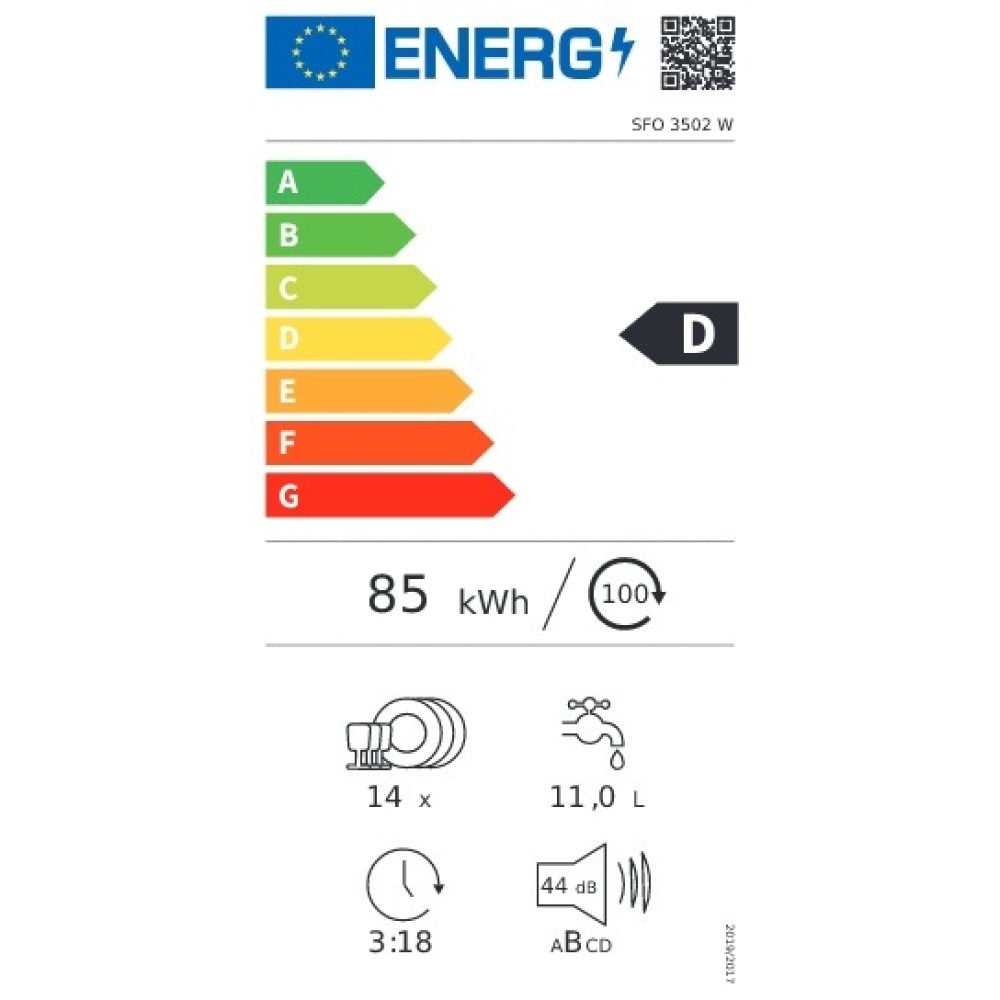 Dishwasher SFO3502W