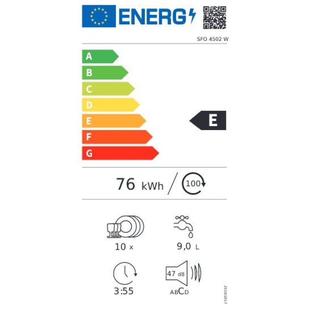 Dishwasher SFO 4502 W