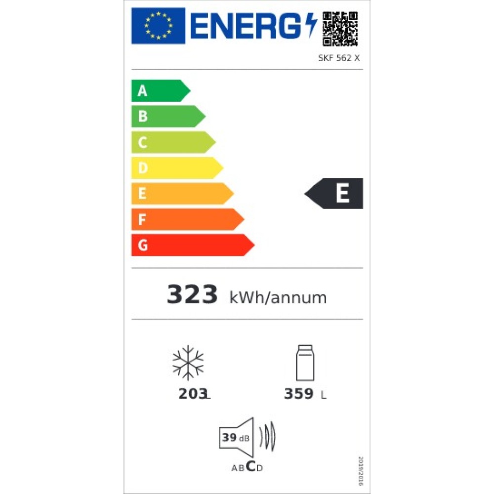 Ledusskapis Combi SKF 562 X