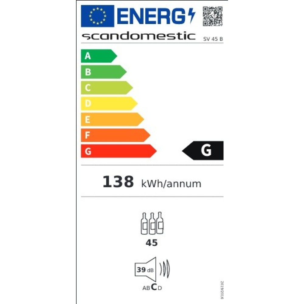 Винный холодильник SV45B