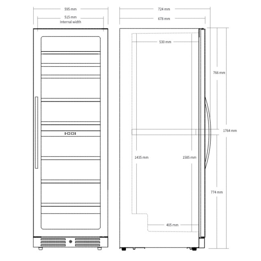 Wine cooler SV124B