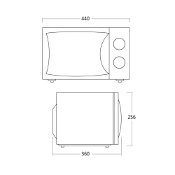 Microwave oven MIG 20 B