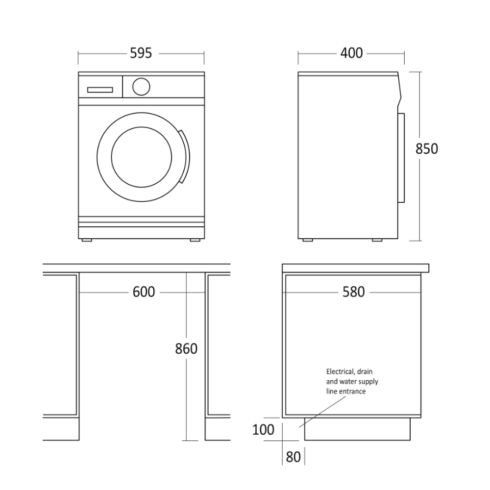 Cтиральная машина WAH 1506 W