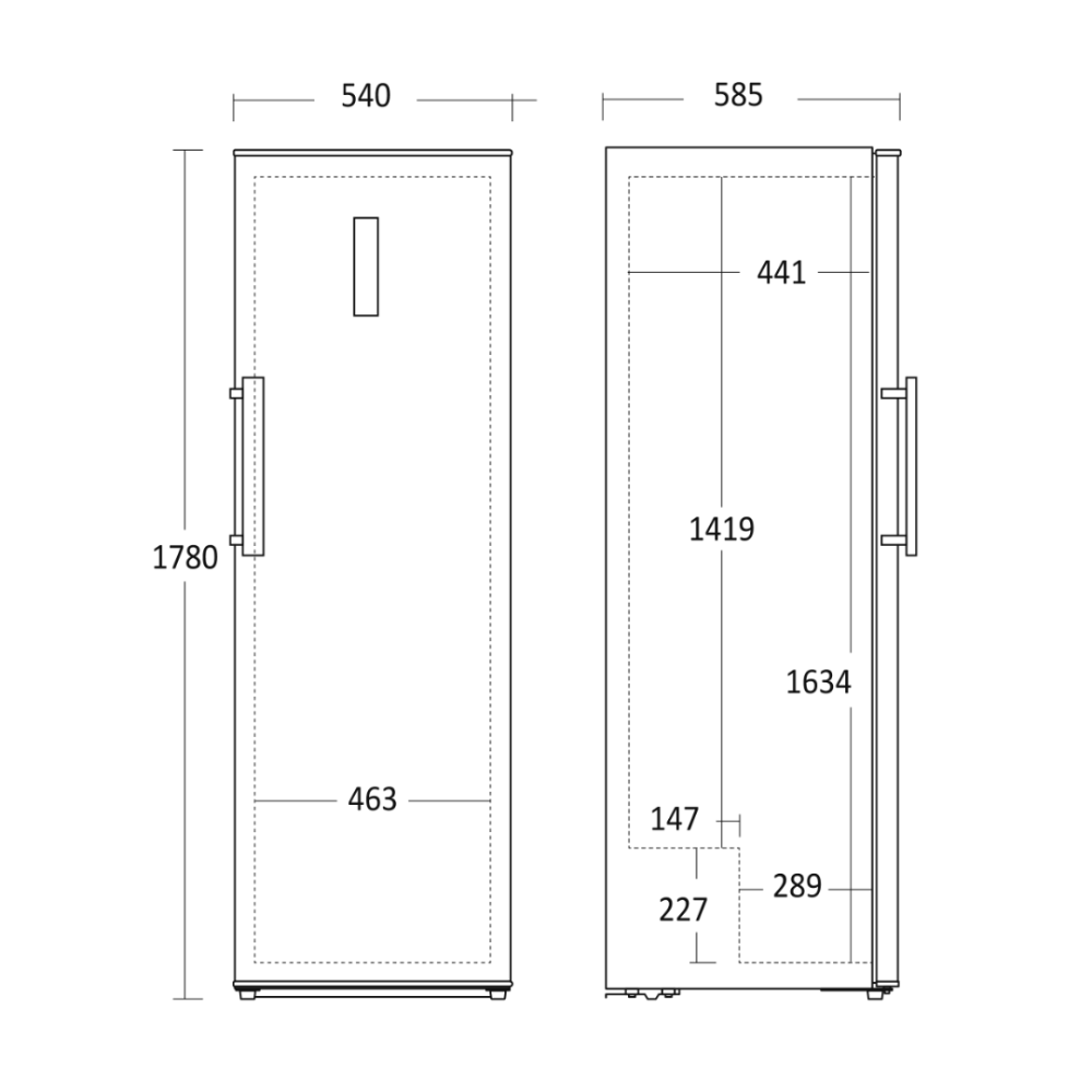 Ledusskapis SKS 346 W