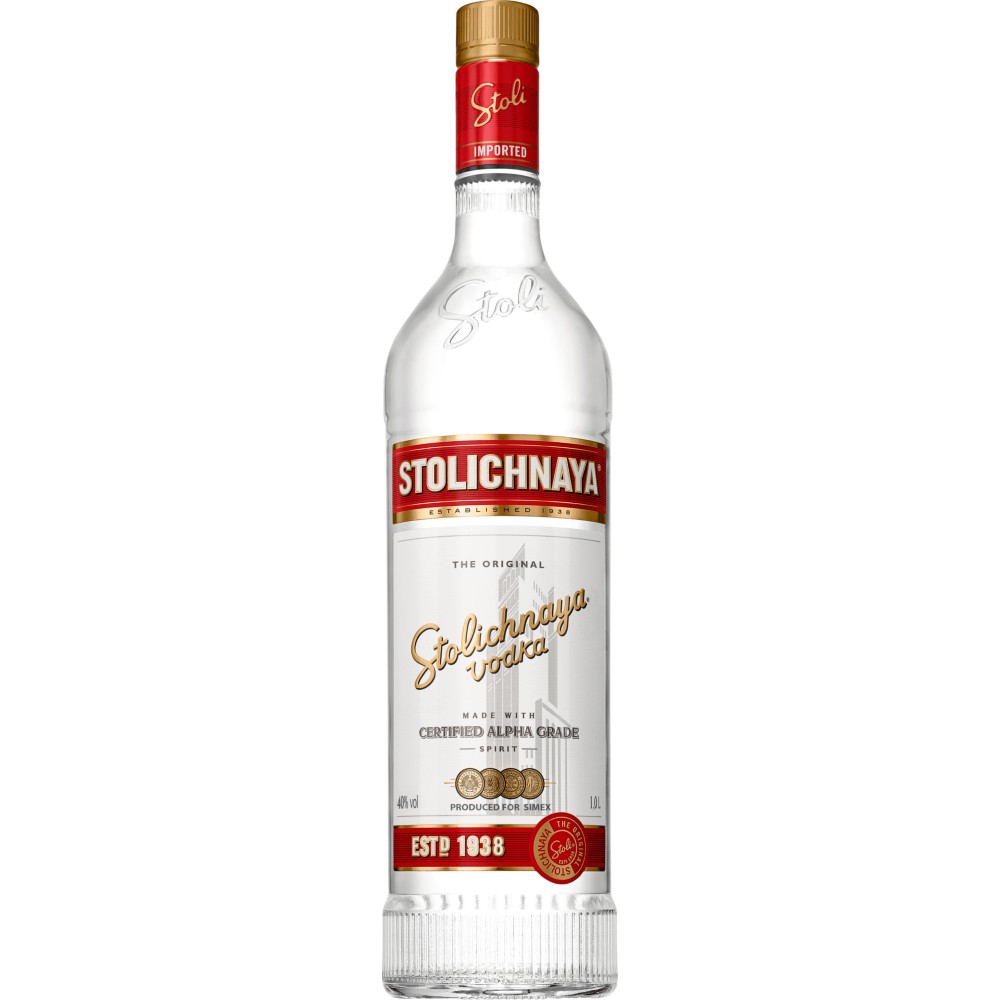 Stolichnaya Vodka 1.0L - Celebrate in Style Stolichnaya Vodka 1.0L - Celebrate in Style