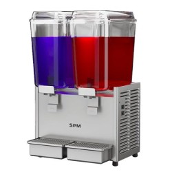 Cold beverage dispenser 2x9L