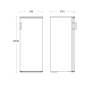 Šaldiklis SFS 206 W