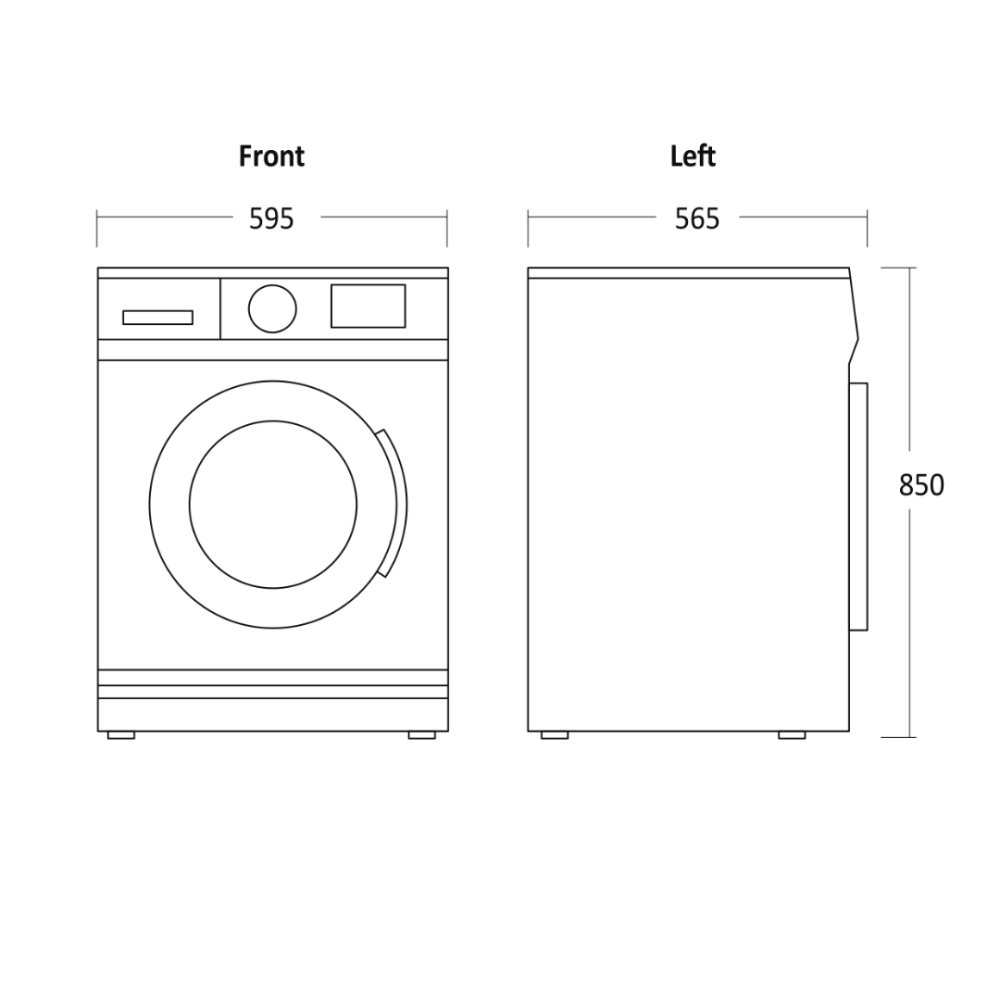 Machine à laver WAH 2808 W